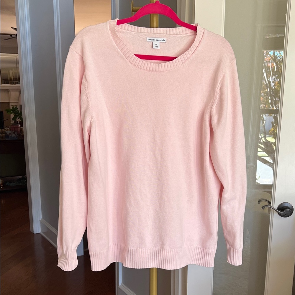 Amazon Essentials Blush Crew Neck Sweater